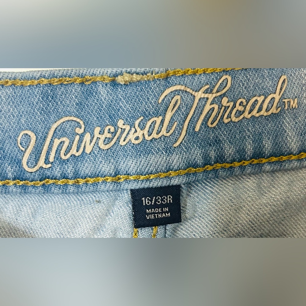 Universal Thread Distressed High-rise Vintage Straight Cropped Jean - Picture 5 of 5